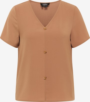 usha BLACK LABEL Bluse in Beige: predná strana