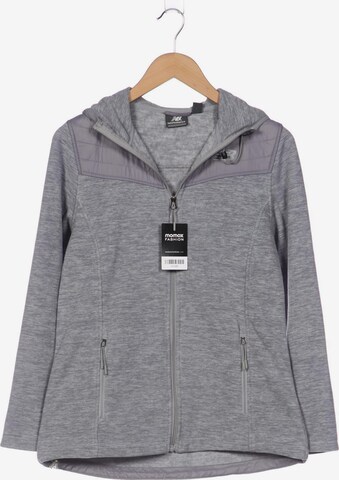 new balance Sweatshirt & Zip-Up Hoodie in M in Grey: front