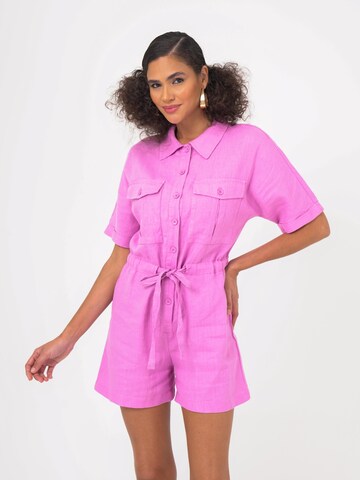 FRESHLIONS Jumpsuit 'Livia' in Pink: Vorderseite