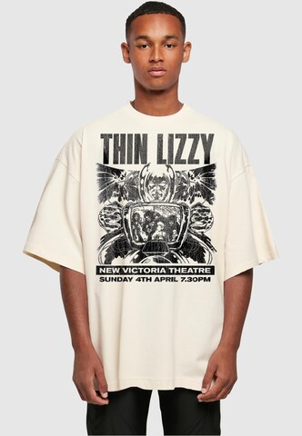 T-Shirt 'Thin Lizzy - New Victoria Theatre' Merchcode en blanc : devant