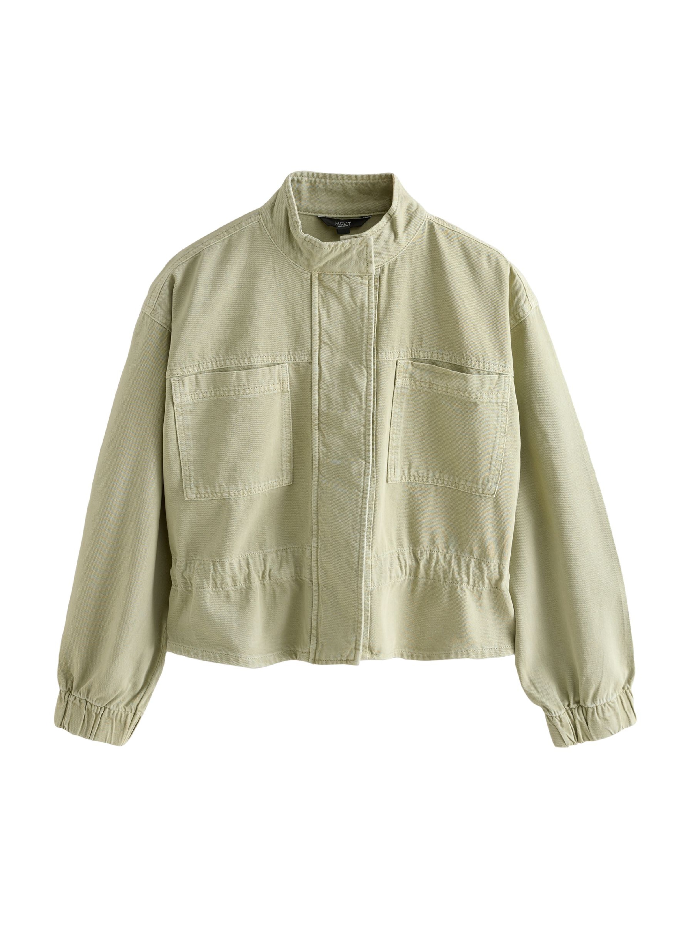 Next Veste mi-saison en vert pastel, Vue avec produit