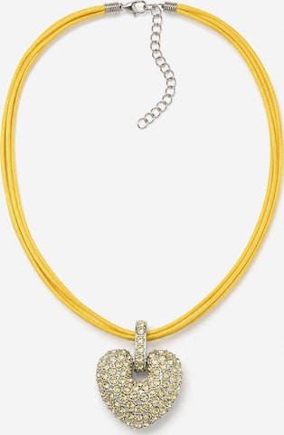 Allgäu Rebell Necklace 'Roxana' in Yellow: front