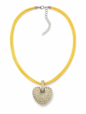 Allgäu Rebell Necklace 'Roxana' in Yellow: front