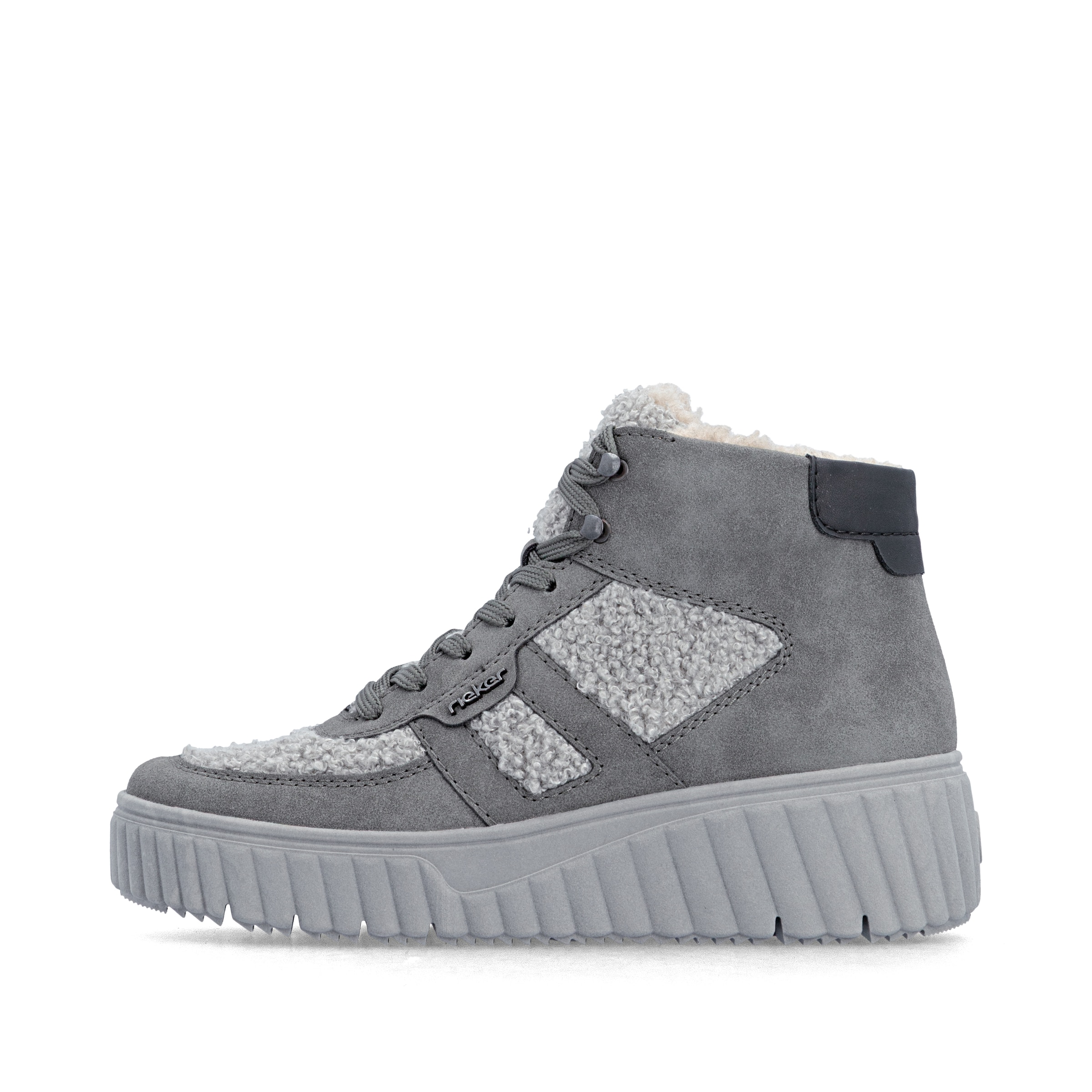 Baskets hautes Rieker en gris