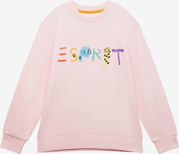 Sweat ESPRIT en rose : devant