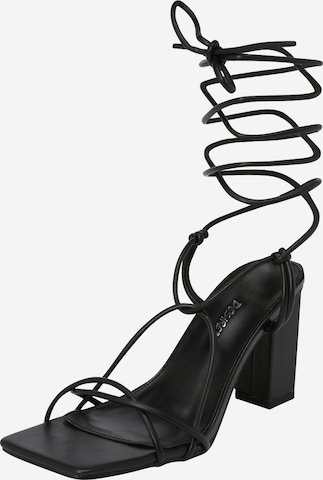 Public Desire - Zapatos con plataforma en negro: frente