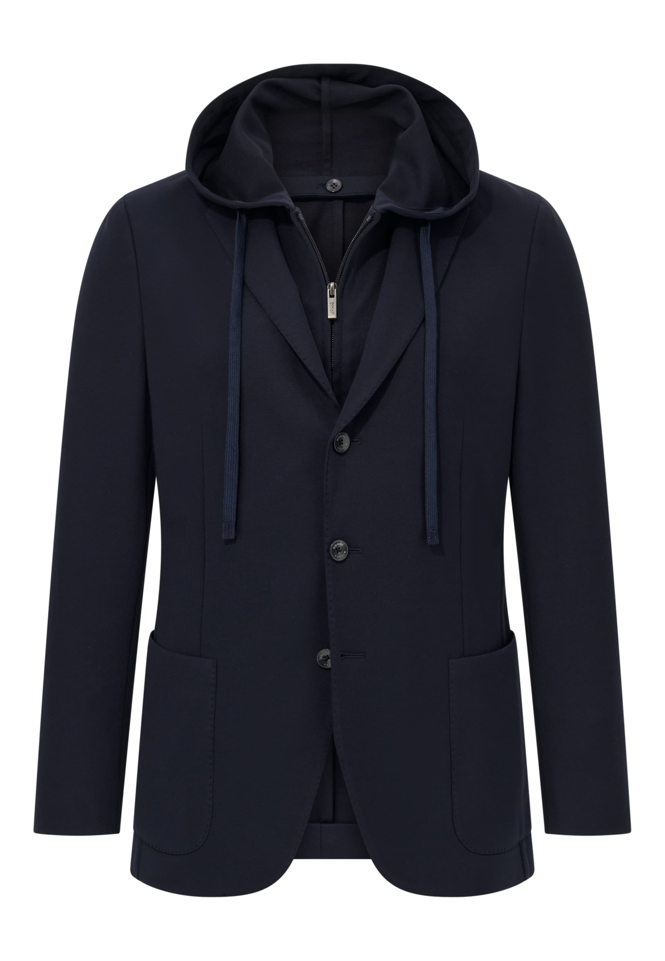 Boggi Milano Regular fit Kavaj 'Madison' i blå: framsida