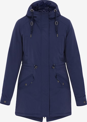 DreiMaster Vintage Between-seasons parka in Blue: front