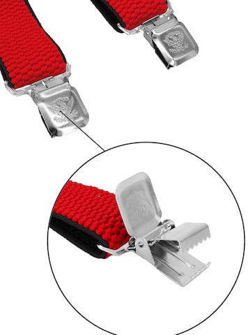 Fabio Farini Suspenders in Red