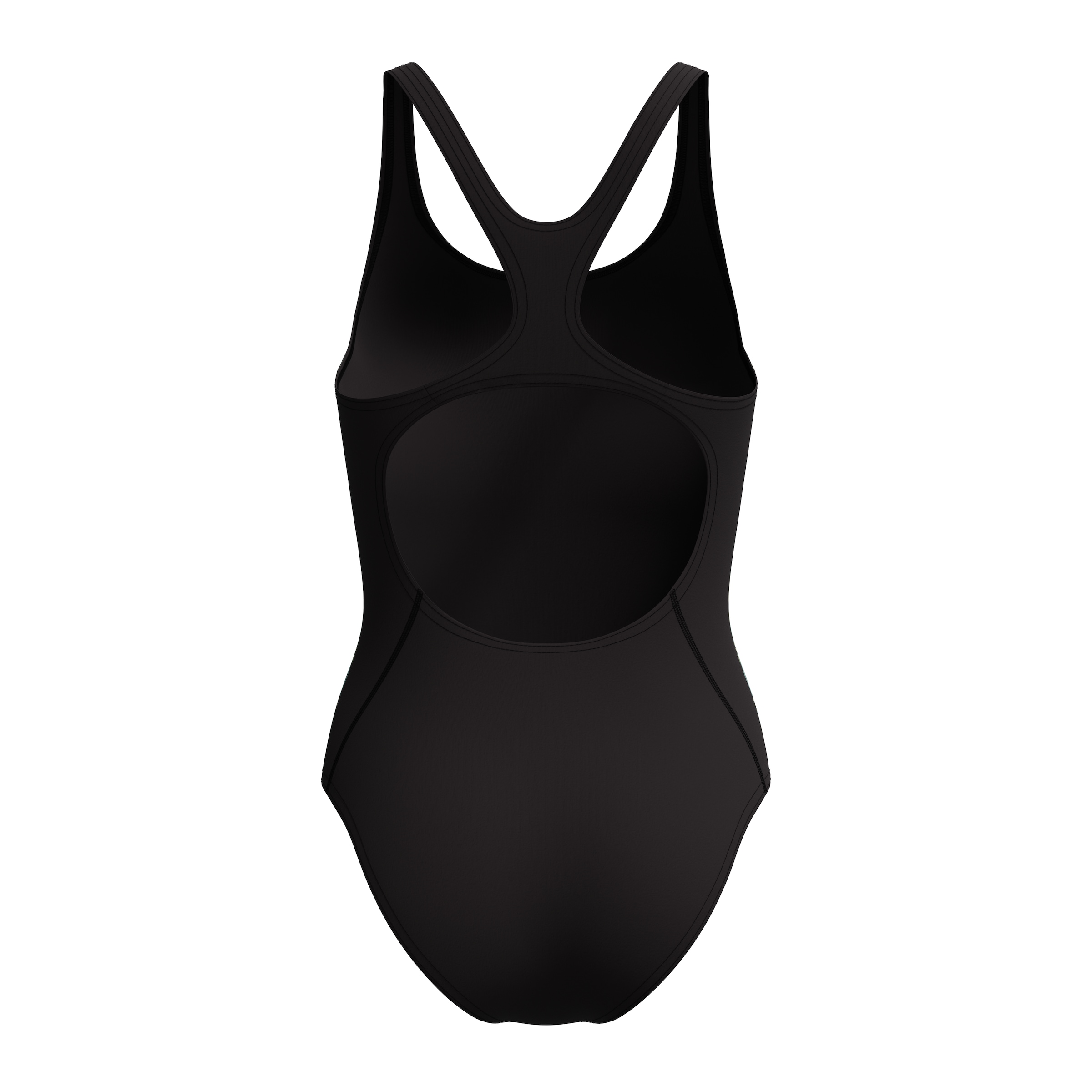 SPEEDO Bustier Badeanzug in Schwarz