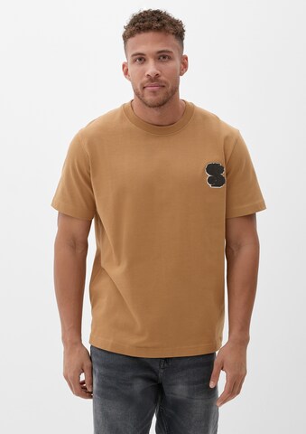 T-Shirt s.Oliver en marron : devant