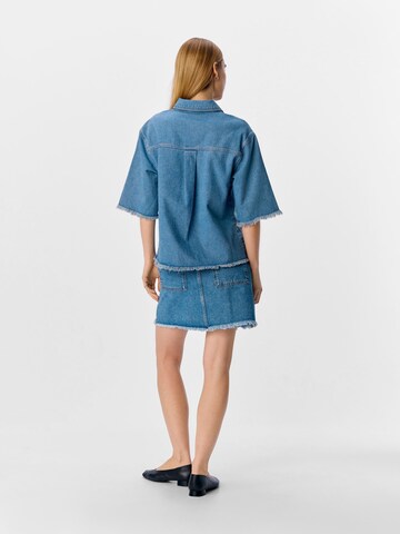 OBJECT Bluse i blå