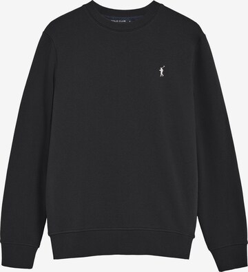 Polo Club Sweatshirt in Schwarz: Vorderseite