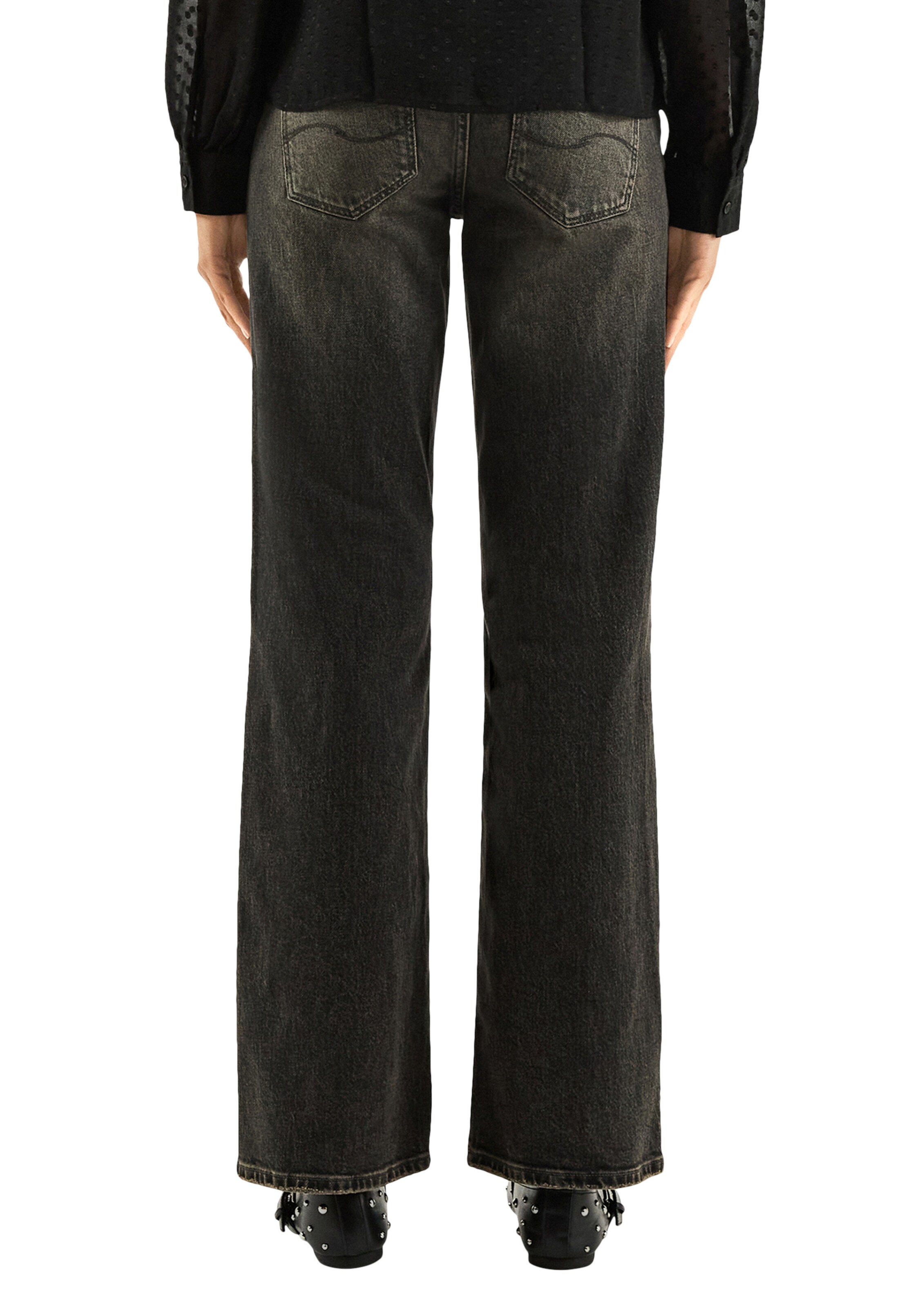 Wide Leg Jean 'Catie' QS en gris