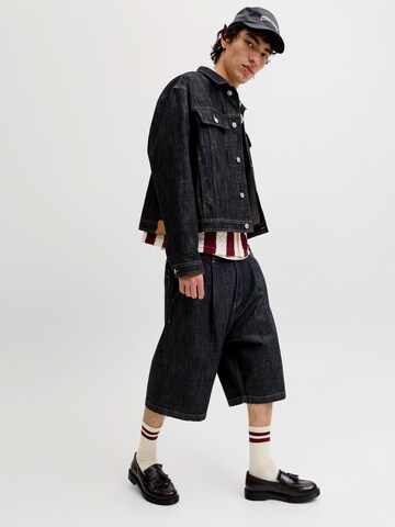 JACK & JONES Baggy Τζιν πλισέ 'JJIRON JJLLOYD' σε μπλε