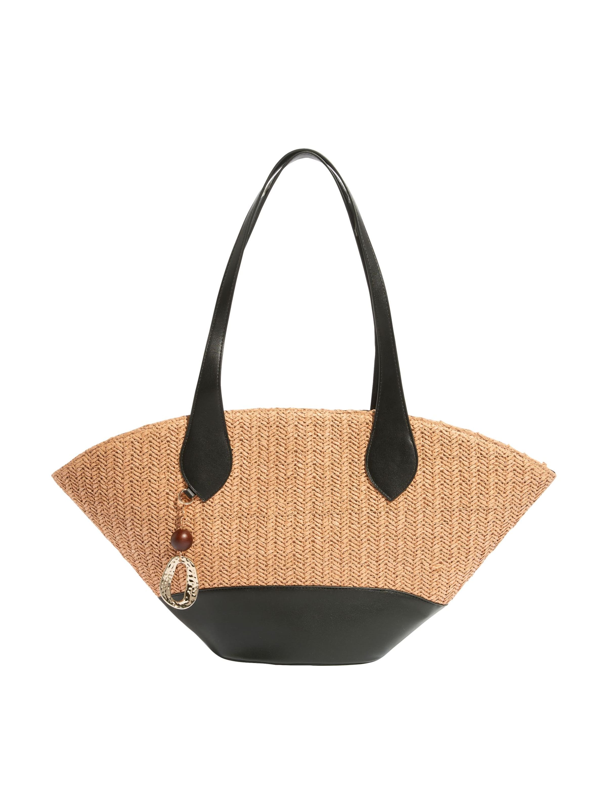 Borsa da spiaggia Friends Like These di colore beige / nero, Visualizzazione prodotti
