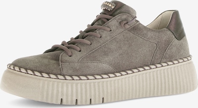 GABOR Sneaker in dunkelbraun / oliv, Produktansicht