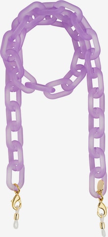 Cheeky Chain Munich Brillenkette 'Icy' in Lila: Vorderseite