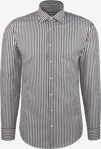 SEIDENSTICKER Button Up Shirt 'SMART CLASSICS' in Brown: front