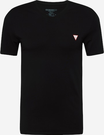 T-Shirt GUESS en noir : devant