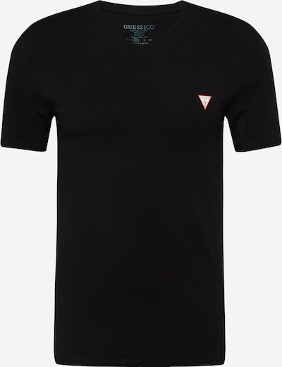 GUESS Camiseta en rojo / negro / blanco, Vista del producto