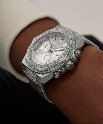 GUESS - Relógios analógicos 'Fury' em prata