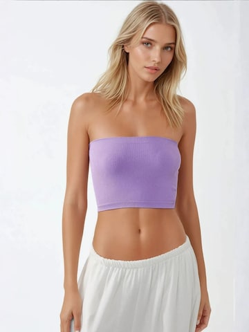 Hiccup - Top em roxo: frente