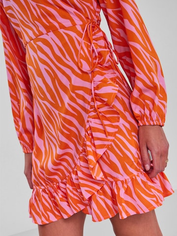 PIECES Dress 'Josi' in Orange