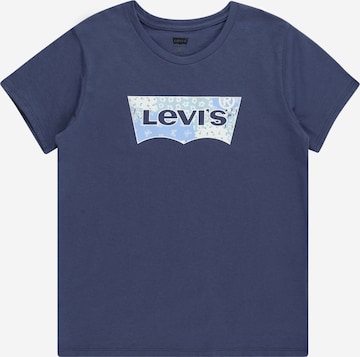 Levi's Kids Shirt in Blauw: voorkant