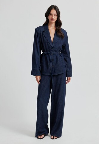Wide leg Jeans 'Olane' de la SECOND FEMALE pe albastru