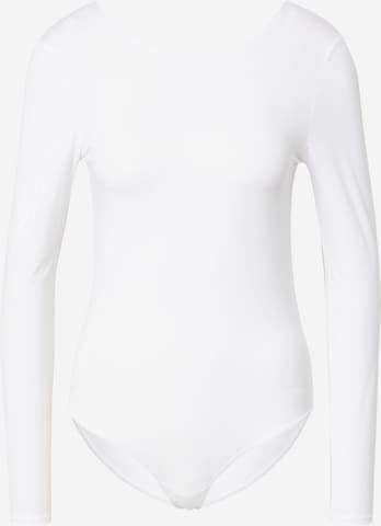 DRYKORN Κορμάκι-μπλουζάκι 'ILRONA' σε λευκό: μπροστά