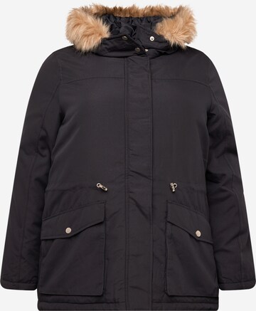 ONLY Carmakoma Winterparka 'LUCIA' in Grijs: voorkant