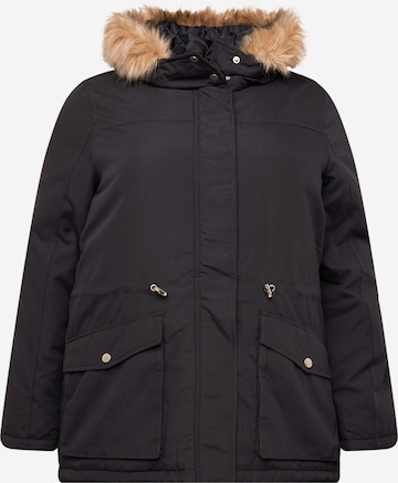 ONLY Carmakoma Winterparka 'LUCIA' in Grijs: voorkant