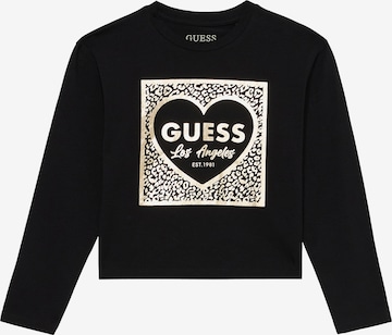 GUESS Tričko – černá: přední strana