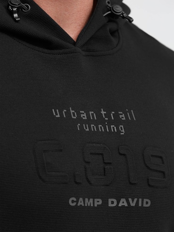 CAMP DAVID Sweatshirt in Black