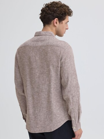 Casual Friday Regular fit Button Up Shirt ' CFAnton ' in Brown