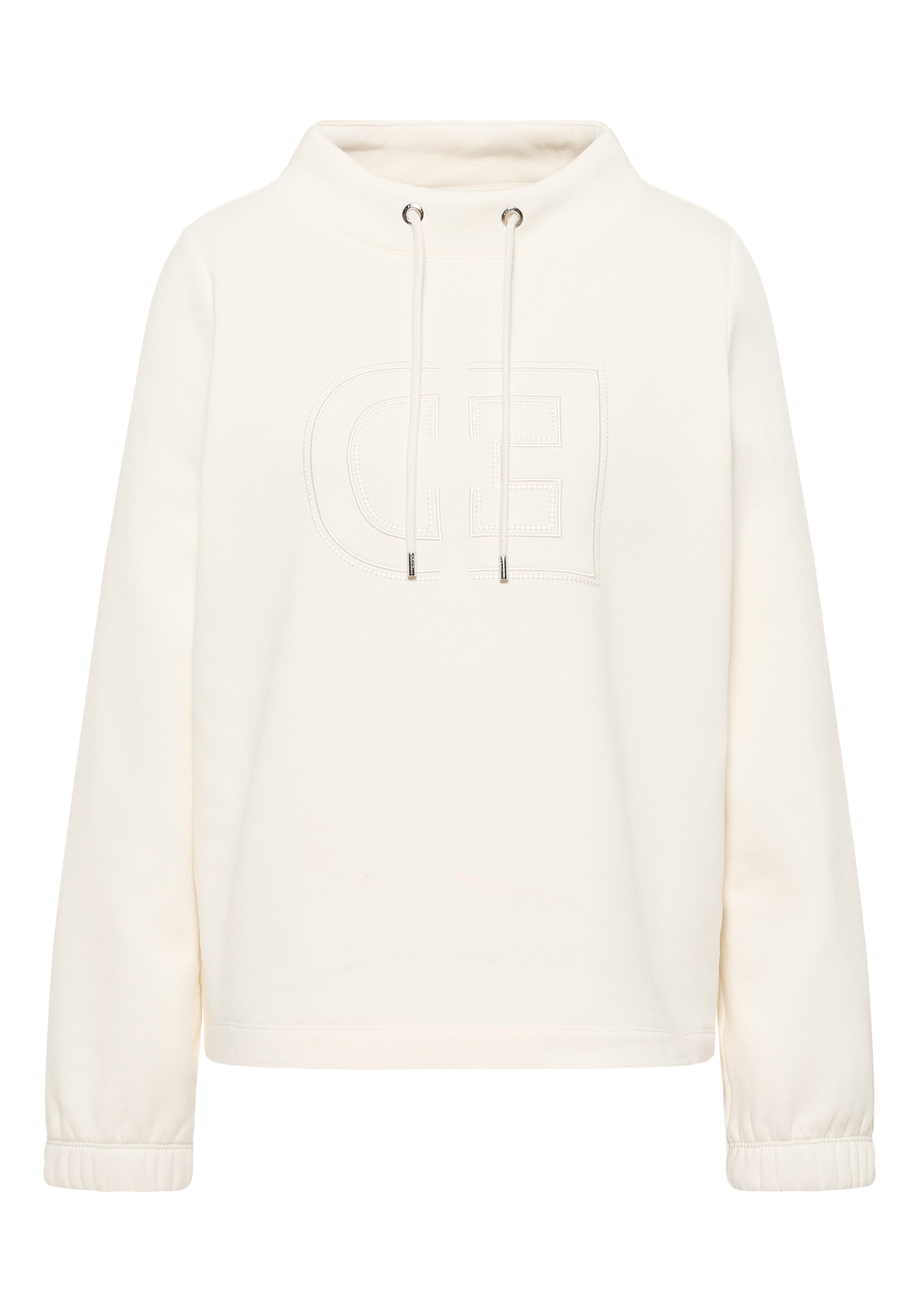 CECIL Sweatshirt in Beige: front