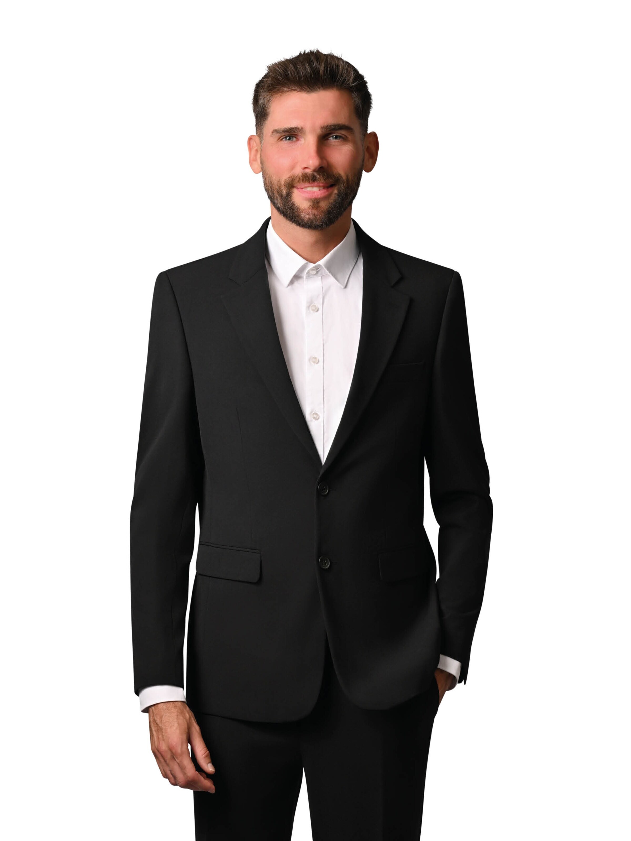 Hirschthal Slim fit Suit in Black