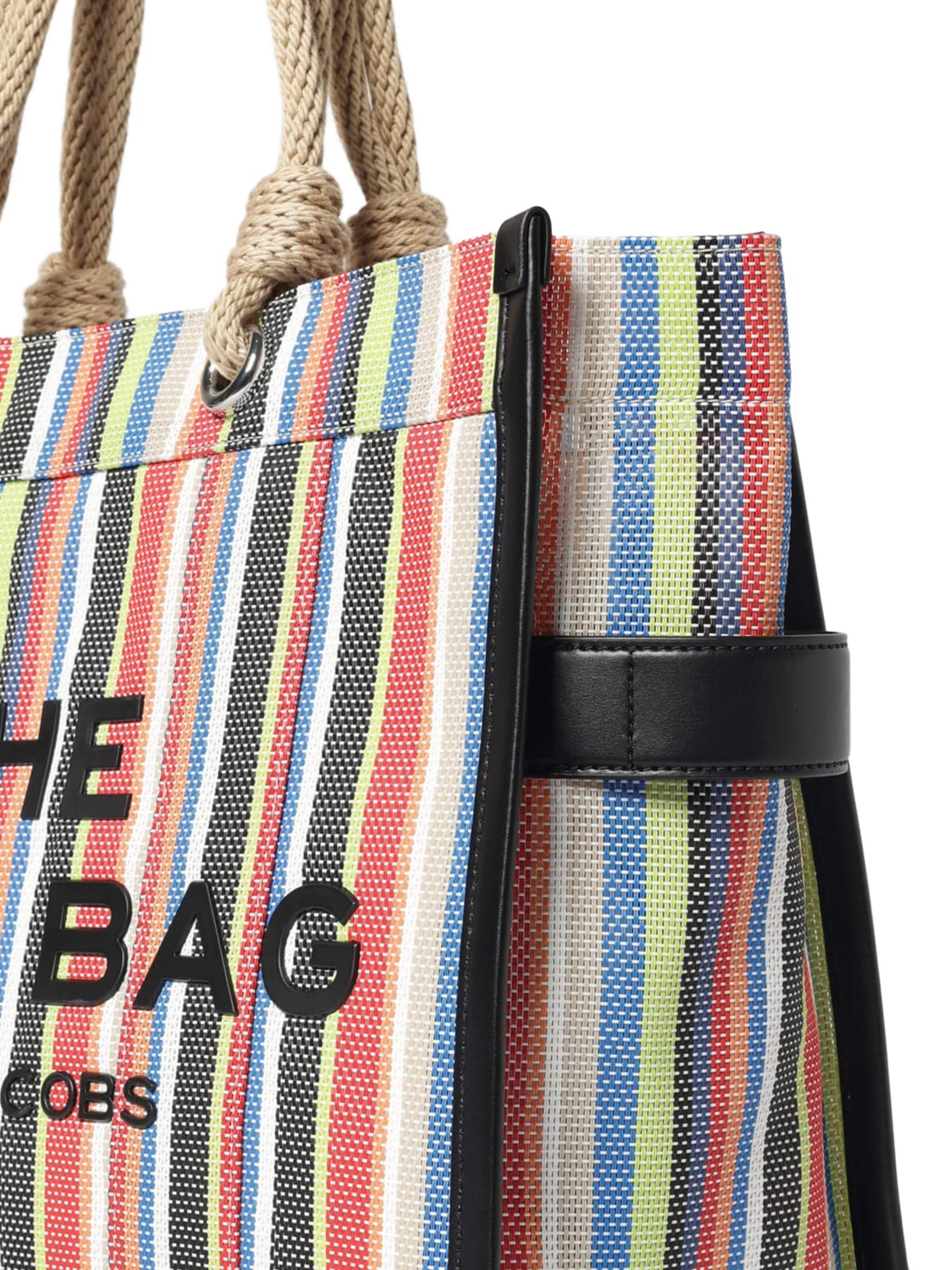 Marc Jacobs - Shopper 'The Stripe Mesh Large Tote Bag' en beige