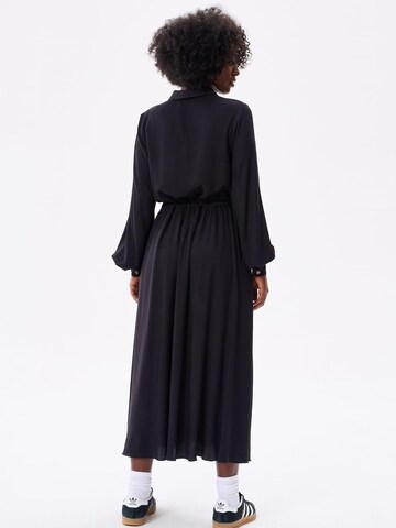 Blue Shadow Dress in Black: front