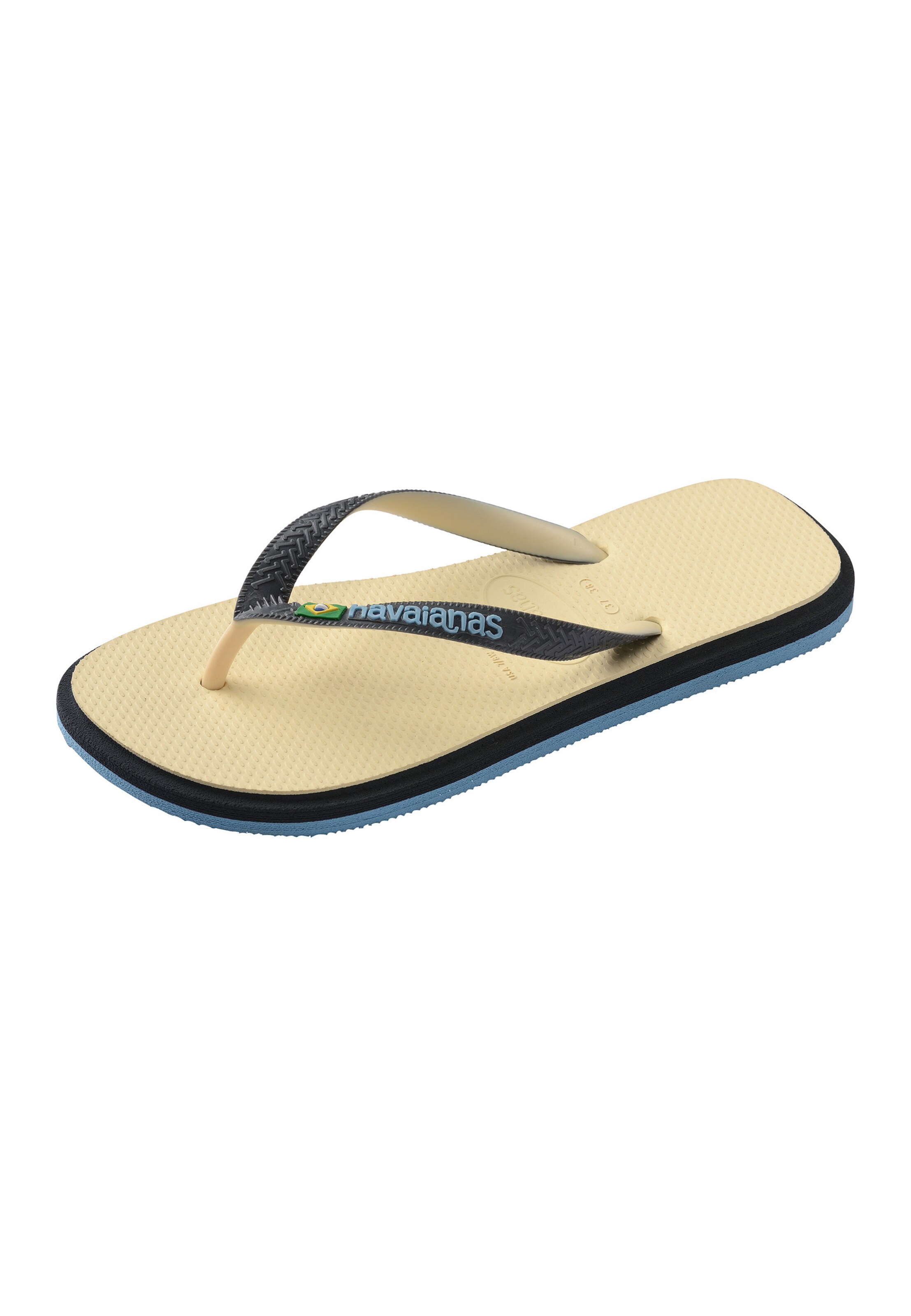 Zoccoletto 'Brasil' di HAVAIANAS in nero: frontale