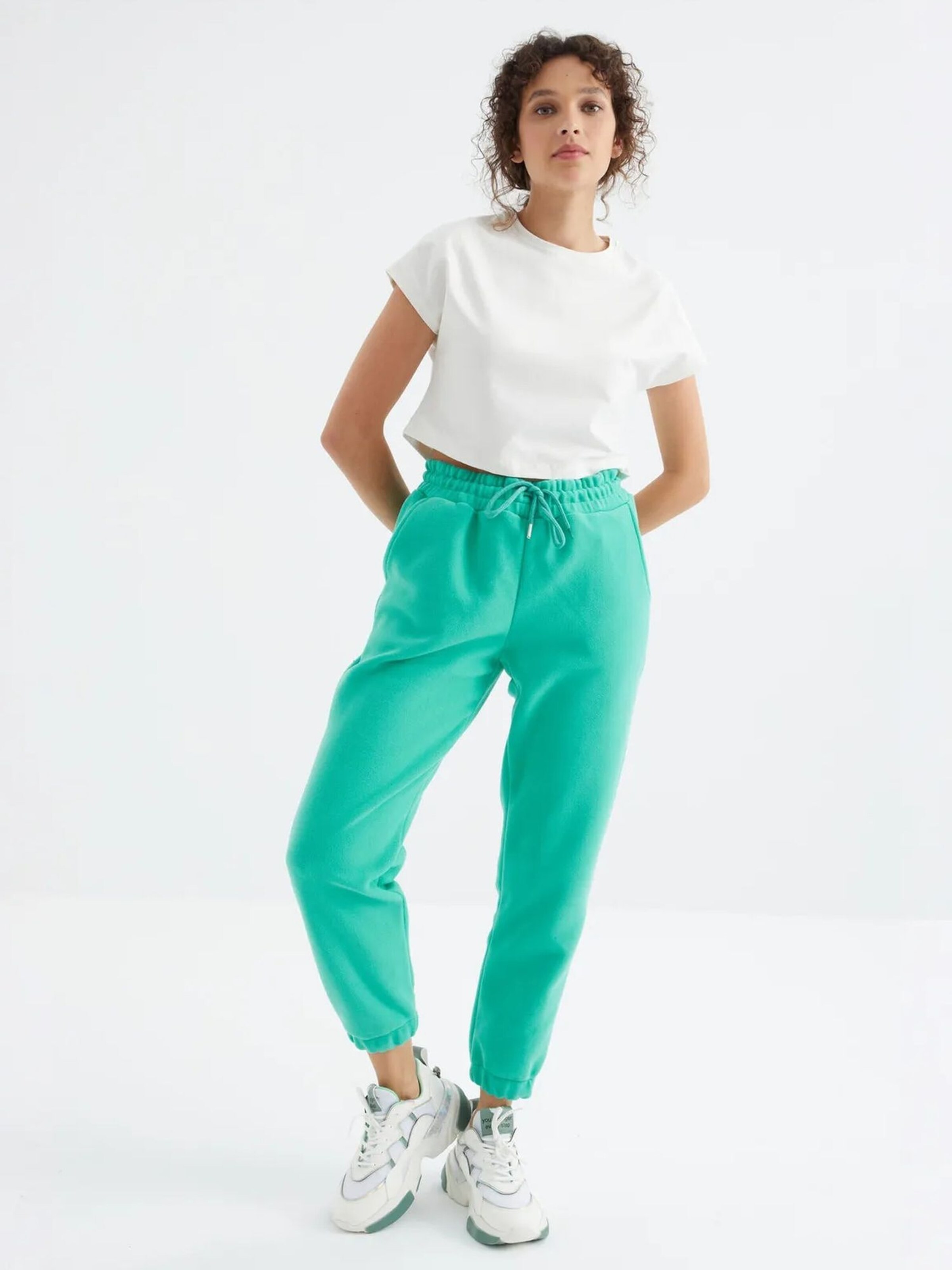 Regular Pantalon de sport Tommy Life en vert