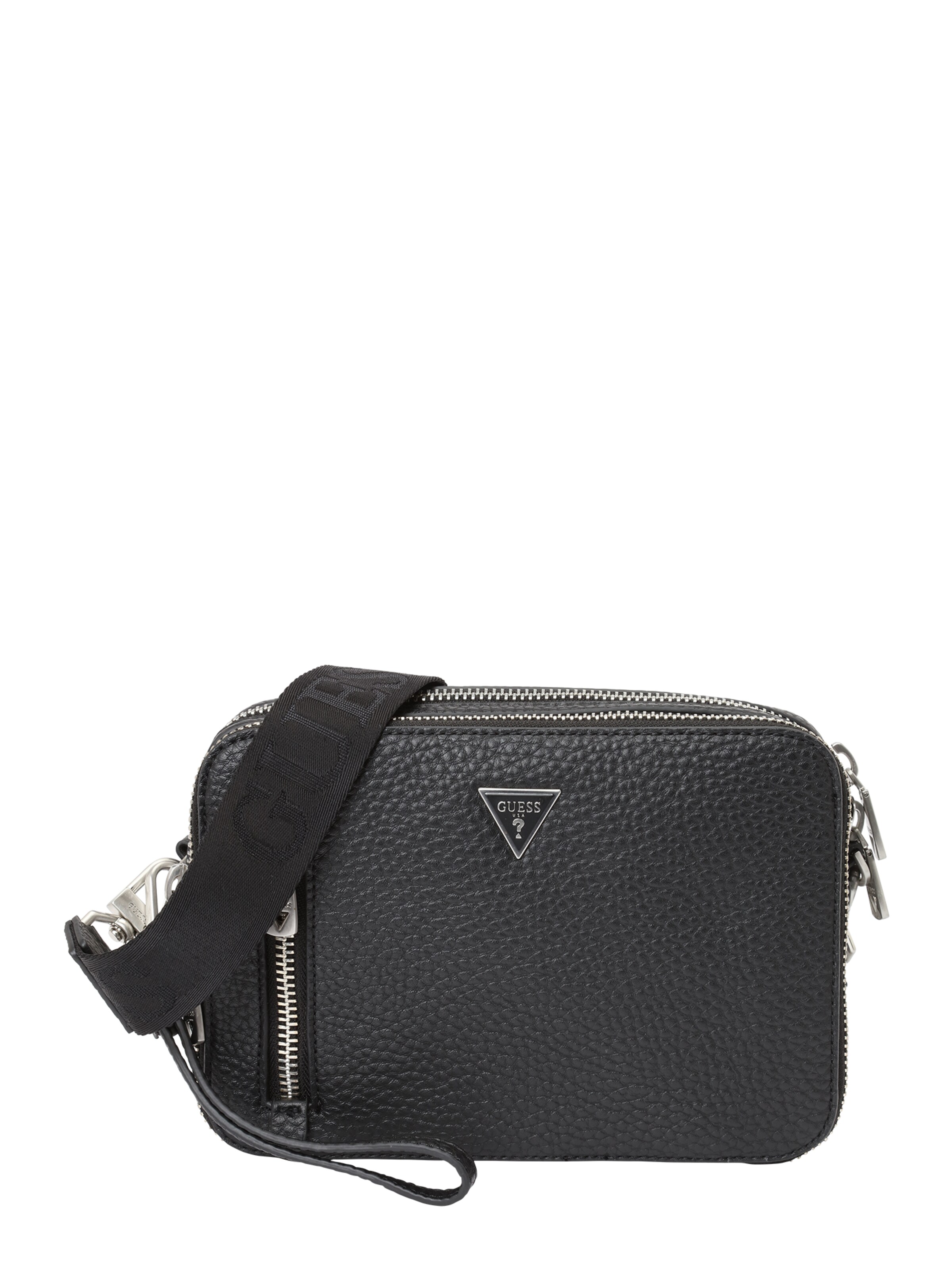 GUESS Axelremsväska 'Torino' i svart: framsida