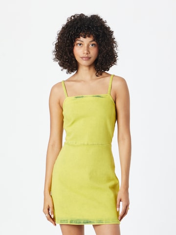 Calvin Klein Jeans Καλοκαιρινό φόρεμα σε κίτρινο: μπροστά