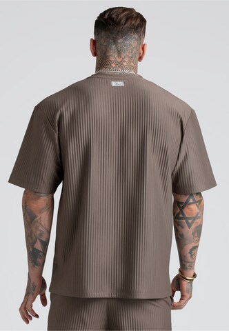 SikSilk - Camisa em castanho