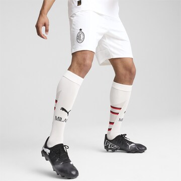 PUMA Regular Sports trousers 'SporthoseAC Milan 24/25' in White