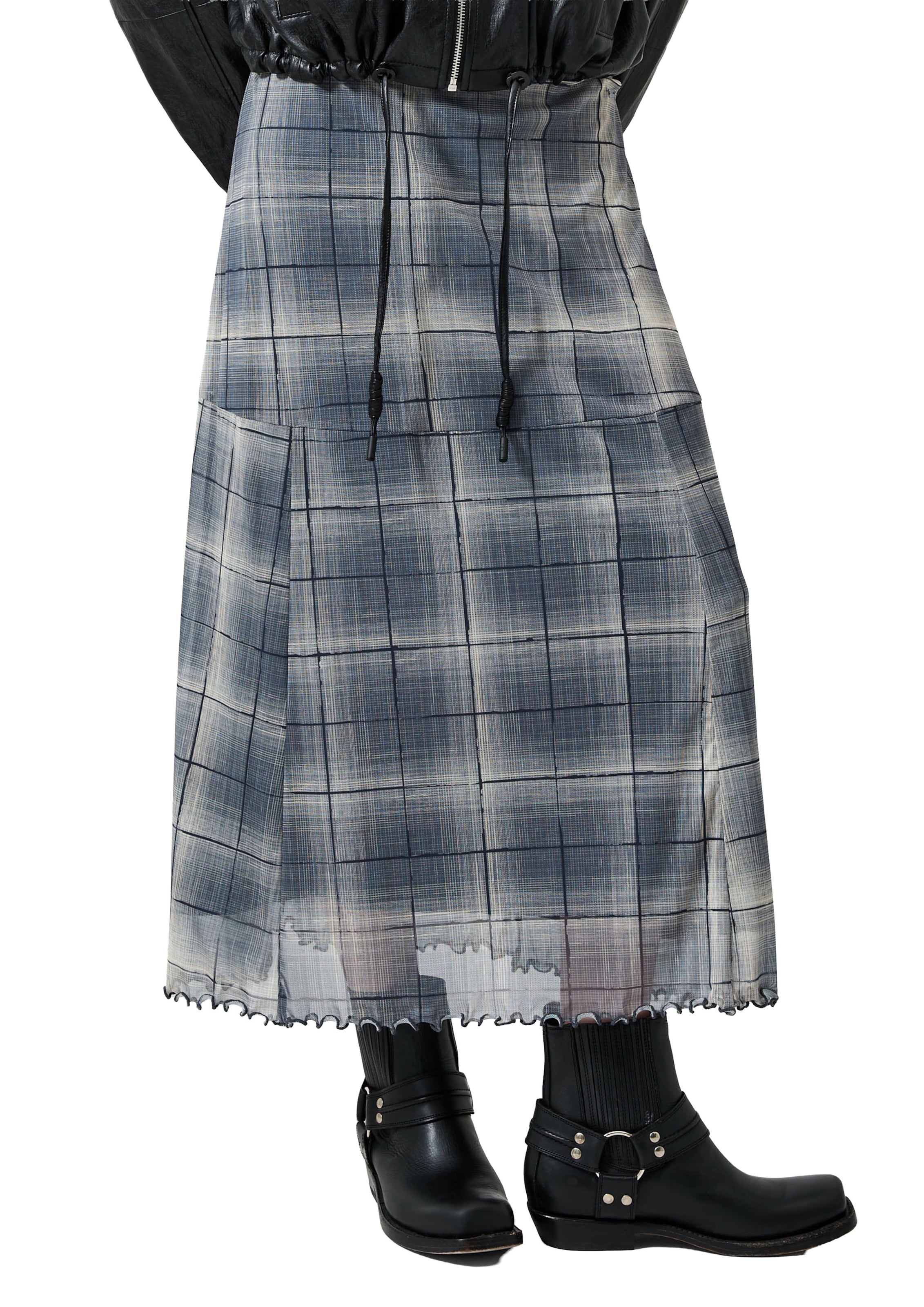 QS Skirt in Grey: front