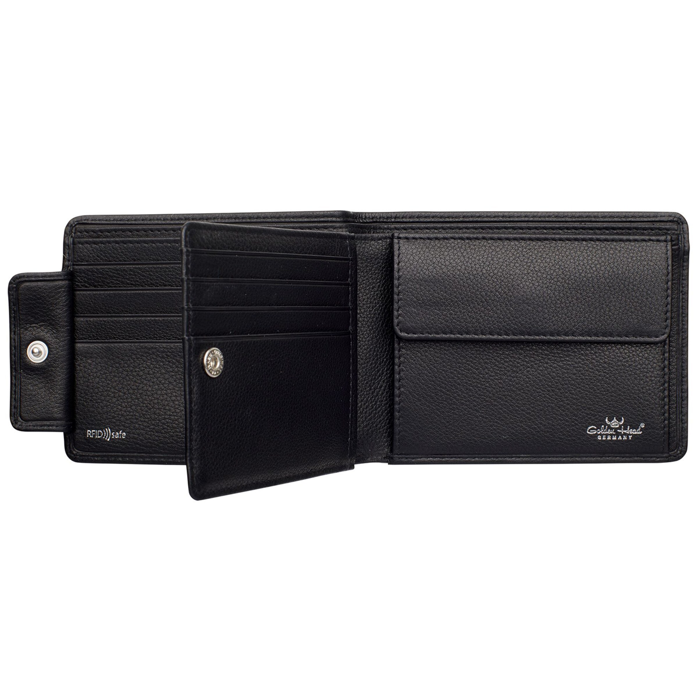 Portamonete 'Capri' di GOLDEN HEAD in nero