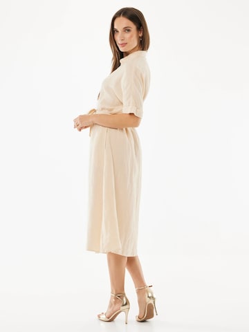 MEXX - Vestido camisero en beige