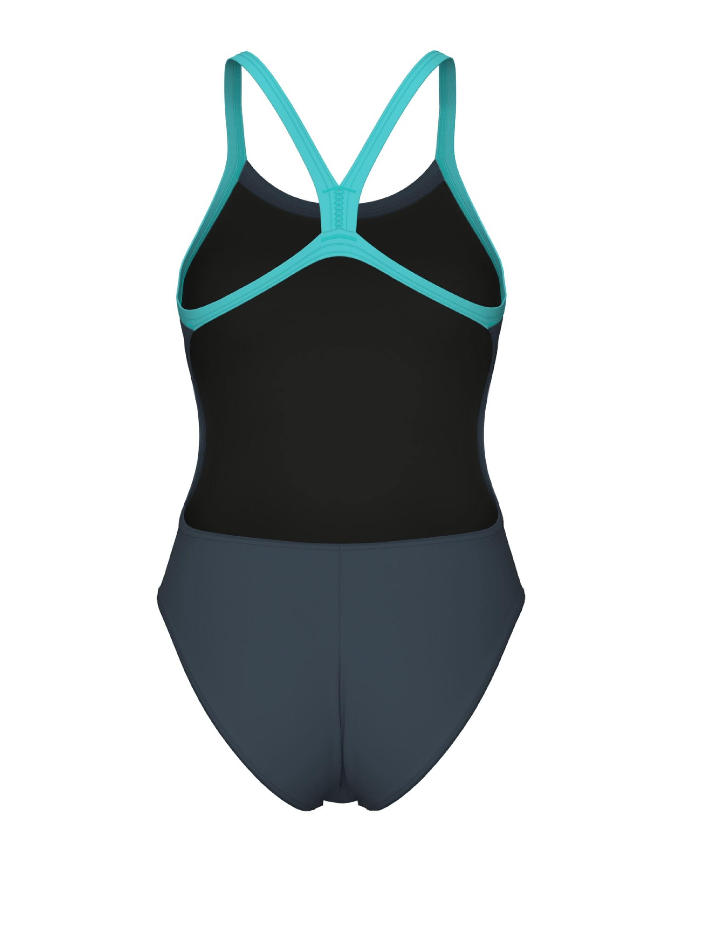 ARENA Bustier Badeanzug 'TEAM CHALLENGE SOLID' in Grau